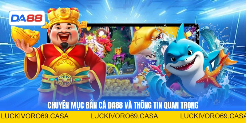 Bắn Cá DA88 – Săn Thưởng Đại Dương, Trúng Quà Cực Đã